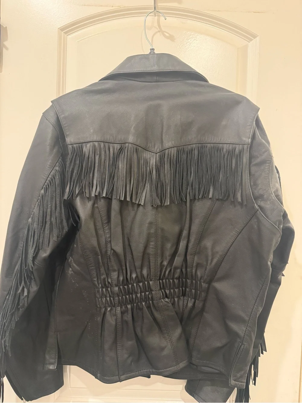 Harley-Davidson Women’s Large Genuine Leather Fringe Motorcycle Jacket
